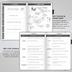 Clever Fox Planner – Undated Weekly & Monthly Planner for Productivity, Time Management & Goals – Organizer Journal – A5 (Black)