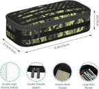 YIJIUWKIS Camo Pencil Box for Kids Adults, Usa Flag Style Pencil Case for Boys Girls, Green Pencil Pouch Big Capacity Portable Pencil Holder Stationery Storage Desk Pen Bag for School Office