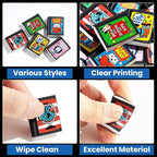party greeting 100Pcs I Love to Read Pencil Erasers Fun Erasers Bulk for Kids Read Across America Prizes Drawing Sketching Supplies Reading Positive Reward Gift School Classroom Teacher Black
