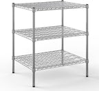Regal Altair 24" Deep x 30" Wide x 34" Height Wire Shelving Kit | 3-Tier | NSF Commercial Storage Rack Unit