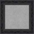 Amanti Art Black Framed Magnetic Board 16x16 X-Small Vision Board for use with Magnets, 100% Metal Sheet to Display Items as Office Decor or for Home Organization in mudroom, Kitchen or Kids Room