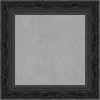 Amanti Art Black Framed Magnetic Board 16x16 X-Small Vision Board for use with Magnets, 100% Metal Sheet to Display Items as Office Decor or for Home Organization in mudroom, Kitchen or Kids Room