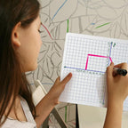 Dry Erase XY Axis Graph Lap Boards 9”X12” for Student and Classroom Use, Math whiteboards (Double Sided White Boards) Erasers Included (12 Pack Graph)