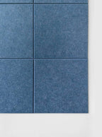 DECORITA Blue Felt Notice Board 47"x35" | Large Cork Bulletin Board Alternative for Office, Home & Classroom | Felt Wall Tiles (12-Pack) | Blue Classroom Decor Office Supplies | Ocean Blue