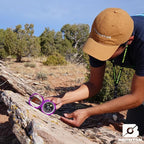 Brunton Standard Transit Azimuth Purple + Map Multi-Tool Card, Professional Geology & Field Mapping Bundle