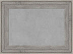 Amanti Art Grey Framed Magnetic Board 17x23 Small Vision Board for use with Magnets, 100% Metal Sheet to Display Items as Office Decor or for Home Organization in mudroom, Kitchen or Kids Room