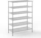 Regal Altair 24" Deep x 54" Wide x 74" Height Wire Shelving Kit | 6-Tier | NSF Commercial Storage Rack Unit