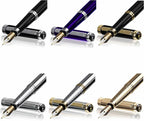 FANSTIK Customized Luxury Fountain pen, fancy gift set for women, Professional executive pen gift set for men and Woman (B Lux Fountain Set)