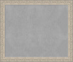 Amanti Art Silver Framed Magnetic Board 47x55 Oversize Vision Board for use with Magnets, 100% Metal Sheet to Display Items as Office Decor or for Home Organization in mudroom, Kitchen or Kids Room