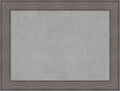 Amanti Art Grey Framed Magnetic Board 25x33 Medium Vision Board for use with Magnets, 100% Metal Sheet to Display Items as Office Decor or for Home Organization in mudroom, Kitchen or Kids Room
