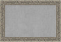 Amanti Art Silver Framed Magnetic Board 25x37 Large Vision Board for use with Magnets, 100% Metal Sheet to Display Items as Office Decor or for Home Organization in mudroom, Kitchen or Kids Room