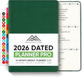 Dated, 2026 Planner, 5.8” x 8.3” - The #1 Productivity Planner to Achieve Your 2026 Goals - Planner 2026-2027 by PRODUCTIVITY STORE (A5, GREEN)