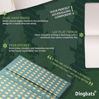 Dingbats* - Wildlife Dotted Extra Large A4 Notebook - PU Leather Hardcover Journal for Work, Writing - Pocket, Elastic Closure, Pen Holder, Bookmark