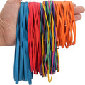 Rubber Bands Assorted Sizes Multicolor 0.5lbs 4 sizes large rubber bands heavy duty Elastic Bands for Office supplies size#117A,size#117B,size#8in,size(4-4/5" x 1/8")