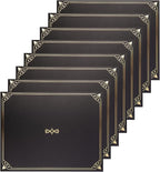 Certificate Holders, 25-Pack Certificate Covers for Letter Size 8.5 x 11 Inch Paper, Certificate Folders, Black, 9 x 11.5 Inches