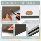 Sinmoe 100 Sheets 5 Shades Cardstock Paper 8.5 x 11 Inches 180gsm Solid Core Printer Paper for Scrapbooking DIY Arts Crafts Making Office Home Supplies (Black,White,Gray)