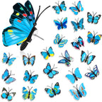 50Packs Butterfly Decorative Push Pins Blue Thumbtacks Cute Thumb Tacks Pushpins for Cork Board Bulletin Board Wall for Office Home Cubicle Decor Decorations Hanging