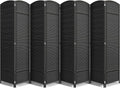 Sorbus 8 Panel Room Divider 6 ft. Tall - Privacy Screen, Extra Wide Double Hinged Panels, Mesh Hand-Woven Design, Partition Room Dividers and Folding Privacy Screens, Wall Divider for Room Separation