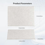 Amantech 12 Pack Acoustic Panels Self Adhesive Sound Proof Foam, High Density Sound Acoustic Panel, 16X12X0.4 Inch 4:3 Rectangle Panels in Home, Office, Reccording Room, Studio,and more(Beige)