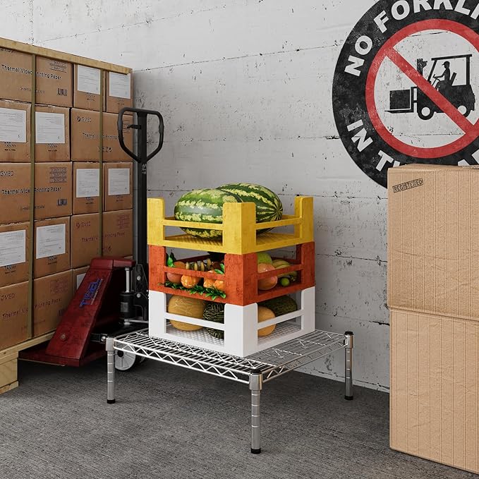 Regal Altair 21" Deep x 24" Wide x 8" Height Wire Shelving Kit | 1-Tier | NSF Commercial Storage Rack Unit