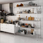Regal Altair 24" Deep x 72" Wide x 86" Height Wire Shelving Kit | 5-Tier | NSF Commercial Storage Rack Unit