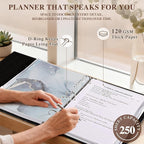 Lanpn End of Life Binder - 8.5x11, Final Wishes & Estate Document Folder with 8 Dividers & 10 Letter Size Binder Pockets, Death Planner Organizer, When I Die Journal Before Death Life Plan Book