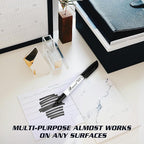 Buecs Black Dry Erase Markers, Low-Odor, 150 Count, Chisel tip, Perfect for Writing on Whiteboards, Dry-Erase Boards, Glass, School Office Supplies