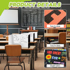 Cinrobiye 24 Pcs Christian Privacy Folders Standard for Students Cardboard Shields Test Privacy Boards Bible Words Desk Dividers Shield for Classroom School Study Supplies (Bible)