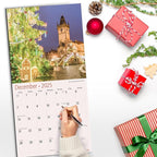 RED EMBER World's Greatest Cities 2025 Wall Calendar 12 Month | 12" x 24" Open | Thick & Sturdy Paper | Giftable | Calendar 2025