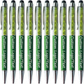 Yucold Customized Pens with Name/Logo - Touch Screen Stylus Ballpoint Pen, Perfect for Weddings, Business & Personalized Gifts (Military Green,150)