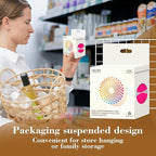 2 Inch Color Coding Round Labels (2000Pcs, 4 Rolls) - Round Color Dot Stickers for Inventory, Pantry, Warehouse Organization - Fluorescent Pink Circle Dot Labels