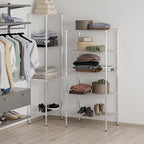 Regal Altair 21" Deep x 30" Wide x 64" Height Wire Shelving Kit | 5-Tier | NSF Commercial Storage Rack Unit