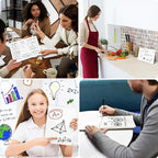 Board Geeks 25 Pack Small White Boards for Students - Double Sided Dry Erase Boards 9 x 12 in - Mini Whiteboard Set for Classroom or Home Use - Portable White Board Bulk for Kids and Teachers