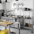 Regal Altair 18" Deep x 30" Wide x 54" Height Wire Shelving Kit | 3-Tier | NSF Commercial Storage Rack Unit