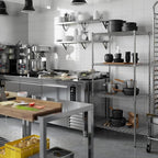 Regal Altair 21" Deep x 30" Wide x 64" Height Wire Shelving Kit | 4-Tier | NSF Commercial Storage Rack Unit