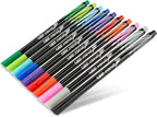 BIC Intensity Fineliner Marker Pen, Fine Point (0.4mm), Assorted Colors, Clean & Crisp Writing, 6-Count (Pack of 2)