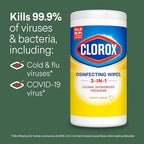 Clorox Disinfecting Cleaning Wipes Variety Pack, 75 Count Each, Pack of 2 (Package May Vary)