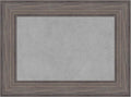 Amanti Art Grey Framed Magnetic Board 17x23 Small Vision Board for use with Magnets, 100% Metal Sheet to Display Items as Office Decor or for Home Organization in mudroom, Kitchen or Kids Room