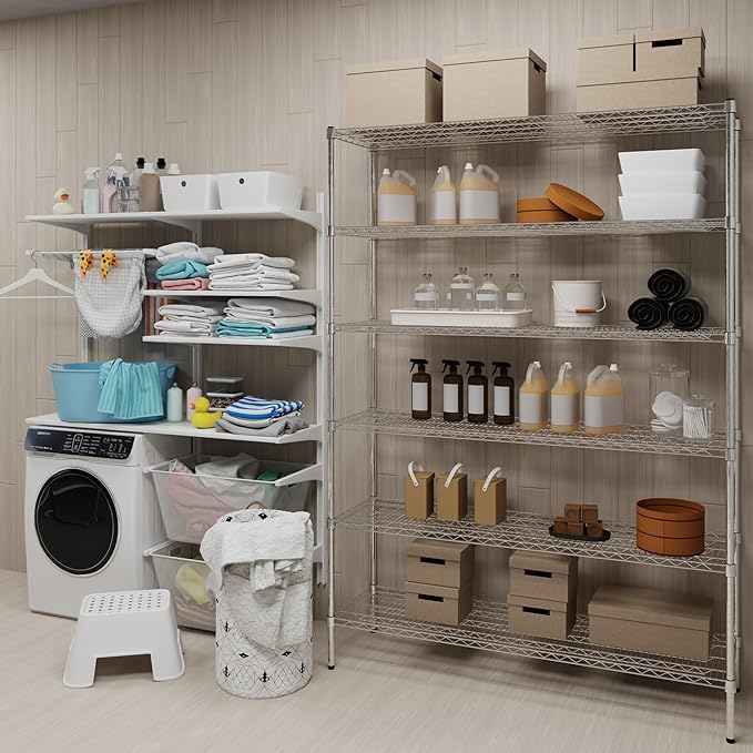 Regal Altair 18" Deep x 60" Wide x 74" Height Wire Shelving Kit | 6-Tier | NSF Commercial Storage Rack Unit