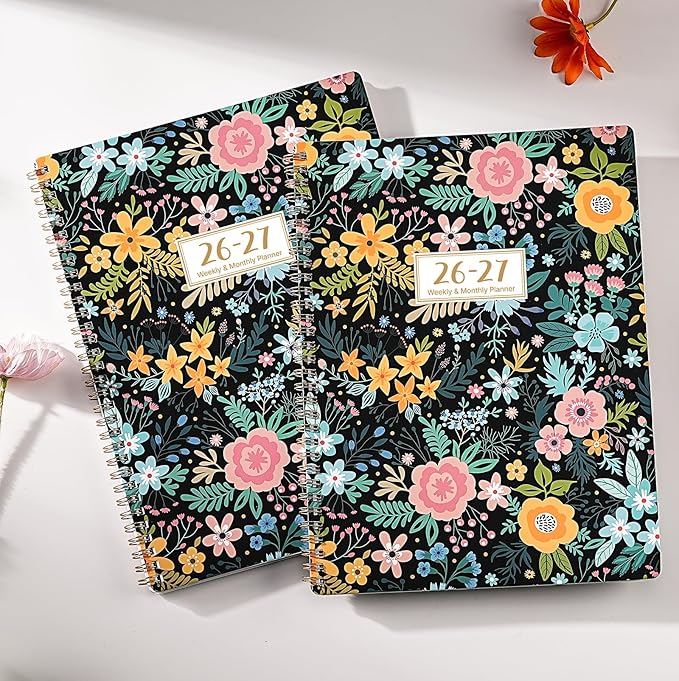 Planner 2026-2027 - 9" x 11",Academic Planner 2026-2027, JUL.2026 - JUN.2027, Weekly and Monthly Planning with Monthly Tabs, Back Pocket + Thick Paper + Twin-Wire Binding
