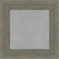 Amanti Art Grey Framed Magnetic Board 23x23 Small Vision Board for use with Magnets, 100% Metal Sheet to Display Items as Office Decor or for Home Organization in mudroom, Kitchen or Kids Room