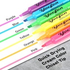 Yocfon Highlighters 90 Pack, Chisel Tip, Tank Style Highlighters Assorted Fluorescent Colors, 6 Bright Colors Highlighter Markers for Coloring, Highlighting as School Supplies