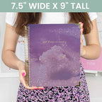 bloom daily planners 2026 Hardcover Calendar Year Goal & Vision Planner (January to December) - Monthly & Weekly Agenda Organizer - 7.5" x 9" - Good Things Are Coming