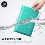 Fuxury Teal Bubble Mailers 4x8" 800 Pack, Waterproof Padded Envelopes Self Seal Bubble Envelopes, Padded Mailers for Small Business, Envelope Mailers Usable Size 4x7"