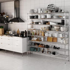 Regal Altair 14" Deep x 72" Wide x 74" Height Wire Shelving Kit | 8-Tier | NSF Commercial Storage Rack Unit