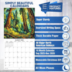 2026 National Parks through the Eyes of Van Gogh Monthly Wall Calendar - Art from America's National Parks in the Style of Vincent Van Gogh | Impressionist Style Paintings Calendar 2025-2026