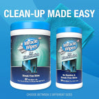 MiracleWipes for Electronics Cleaning - Screen Wipes Designed for TV, Phones, Monitors and More - Includes Microfiber Towel - (60 Count)