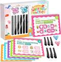 Timetome Large Magic Grooved Writing Practice for Kids 3-5, Grooved Writing Books Ages 6-8, Magic Book Handwriting Practice for Kids 5-7, Preschool Workbook Tracing Books for Boys & Girls