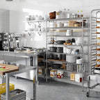 Regal Altair 14" Deep x 48" Wide x 74" Height Wire Shelving Kit | 8-Tier | NSF Commercial Storage Rack Unit