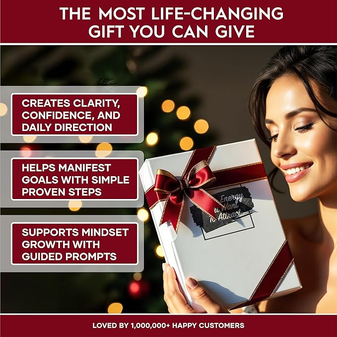 Law of Attraction Planner 2026 Deluxe with Productivity App | Weekly & Monthly Goal-Setting Planner, Life & Gratitude Journal | Include Foldable Vision Board, Gift Box & Stickers